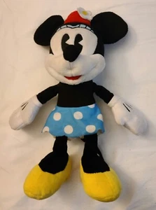 Disney Minnie Mouse Peluche, Falda Azul Lunares y Sombrero Rojo (Altavoz No Funciona) - Imagen 1 de 2