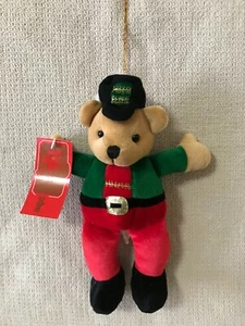 PBC International, Inc Tag Alongs Christmas Bear Black Hat NEW (F35A) - Picture 1 of 11