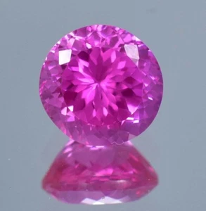 Piedra preciosa suelta rosa natural zafiro rosa natural de 8 quilates con certificación EGL - Imagen 1 de 6