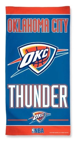 Oklahoma City Thunder Cotton Pool/Beach/Bath Towel 30"x60" Cover