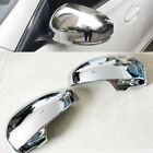 Left Right RearMirror Cover Trim ABS Silver Frame for Toyota Avalon 2011-2012