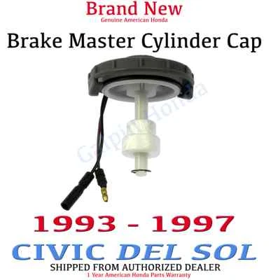 Honda Civic del Sol 1993-1997 original OEM Honda tapa de cilindro maestro de freno  Foto 1 de 4