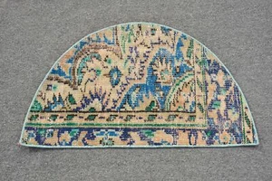 Turkish Rug, 2.5x1.5 ft Small Rug, Vintage Rug, Home Decor Rug, Antique Rug - Picture 1 of 6