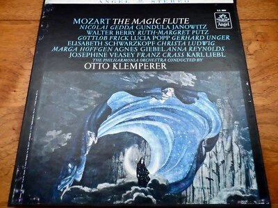 Wolfgang Amadeus Mozart ♫ The Magic Flute ♫ Angel Records 3x Vinyl LP Box Set NM - Image 1 of 4
