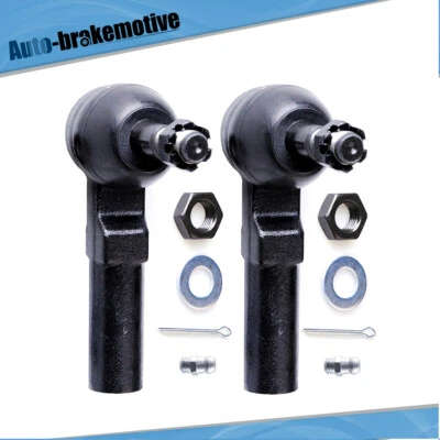 2 Pieces Outer Tie Rod Ends Set Fits Oldsmobile Pontiac Cadillac Buick Lucerne - Image 1 of 4