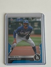 2021 Topps Now OPENING DAY Dodgers Card OD-406 MOOKIE BETTS Blue Parallel 03/49