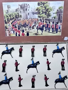 Britains: Rare Boxed Display Set 43S - Hussars & Line Infantry. Post War c1950s - Picture 1 of 6