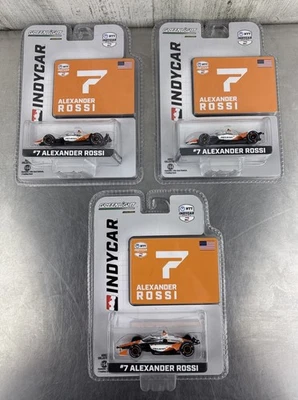 Lot Of 3 Greenlight Alexander Rossi 2024 #7 Arrow McLaren Indycar 1:64 Scale - Image 1 of 3