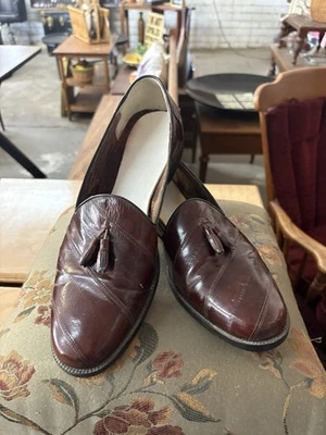 复古 Vero Cuoio 鳗鱼皮乐福鞋 — 第 1/4 张图片