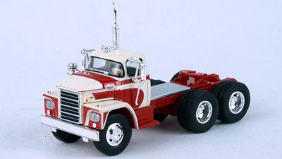 Brekina Dodge CT-900 Day Cab Truck Tractor White/Red #86300 HO 1/87 Scale - Image 1 of 4