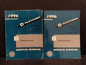1996 CADILLAC FLEETWOOD D Platform Original Factory Service Manual Shop Set of 2 - Picture 1 of 7