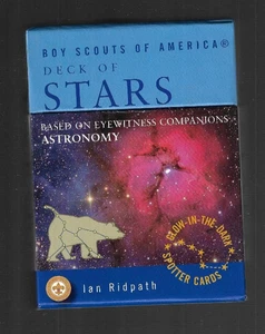 Boy Scouts of America Baraja de Estrellas Astronomía DK EYEWITNESS cartas de observador en caja - Imagen 1 de 2