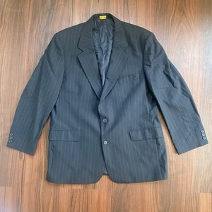 Brooks Brothers Brooksease Blazer Men's 44R Navy Blue Wool 2 Button Sport Coat - Picture 1 of 19