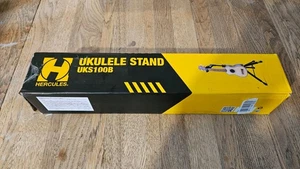 Hercules UKS100B Ukulele Stand, (AGS) Yoke, Instant Height Adjustment Clutch - Picture 1 of 5