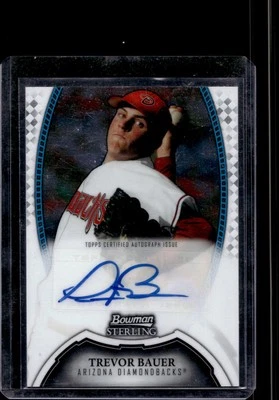 2011 Bowman Sterling #BSP-TB Trevor Bauer Prospect Autographs - Image 1 of 2