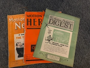 MOTION PICTURE NEWS , MP HERALD & MP Digest 1928-35 three Trade mags - Picture 1 of 16