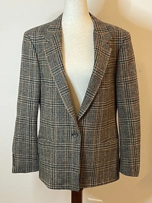 Blazer Orvis Vintage Lana Glen Cuadros Tweed Hombres 38R/40R Hecho en EE. UU. Abrigo Deportivo Foto 1 de 4