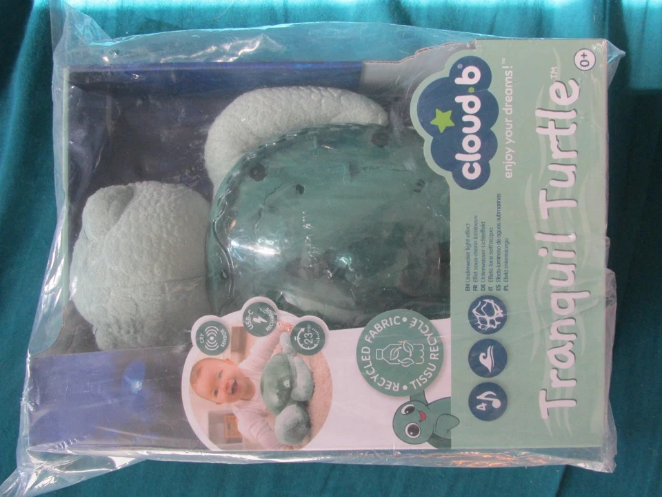 Cloud b Tranquil Turtle Night Lights - Aqua