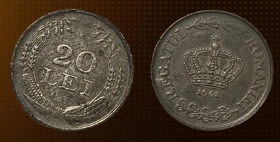 ROMANIA - 20 Lei 1942 - Mihai I - Image 1 of 3