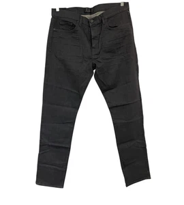 J Brand Tyler Slim Fit Jeans Mens 38 Black Slate Resin Denim Dark Straight NWT - Picture 1 of 15