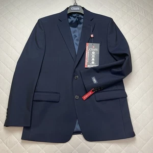Chaps Suit Separates Jacket Men's Size 40R Performance Series Navy Blue Stretch - Picture 1 of 16