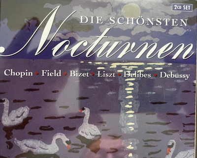 Die schönsten Nocturnen 2 CD Set Chopin ;Field ;Bizet ;Liszt ;Delibes ;Debussy   - Bild 1 von 2