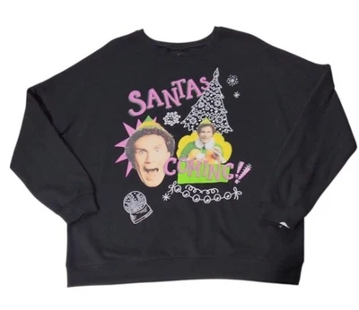 Híbrido Mujer 1X Buddy The Elf "¡Santas Coming!" Sudadera de vacaciones Foto 1 de 4