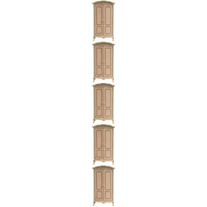 5 Piezas Madera Mini Mueble Mini Mueble Armario Madera House Accessory - Imagen 1 de 12