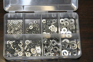 100 PCS YOUR CHOICE #0 THRU 1/4 STAINLESS NAS-620 SMALL PATTERN FLAT WASHERS - Picture 1 of 1