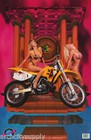 POSTER : 2 MODELS WITH  SUZUKI - RAD-N-BAD - SEXY FEMALES - #99-112