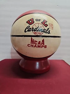 Vintage/Rare 1980,1986 University Of Louisville NCAA Champs Ceramic Coin Bank JK - Picture 1 of 11