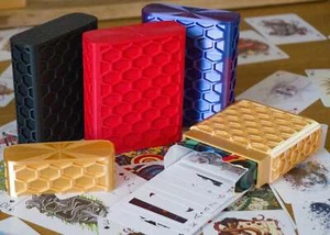 Playing Card Protector Box Hard Plastic Durable Stylish Portable Case - Picture 1 of 3