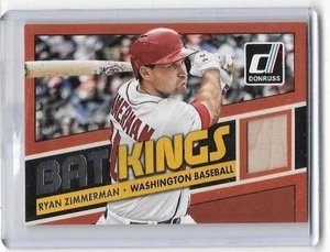 RYAN ZIMMERMAN 2014 PANINI-DONRUSS BAT KINGS JUEGO BATE USADO - Imagen 1 de 1
