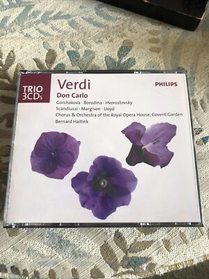 Verdi-Don Carlo-(Royal Opera House)-3xCD-VG-Rare,OOP-Free Shipping Foto 1 de 4