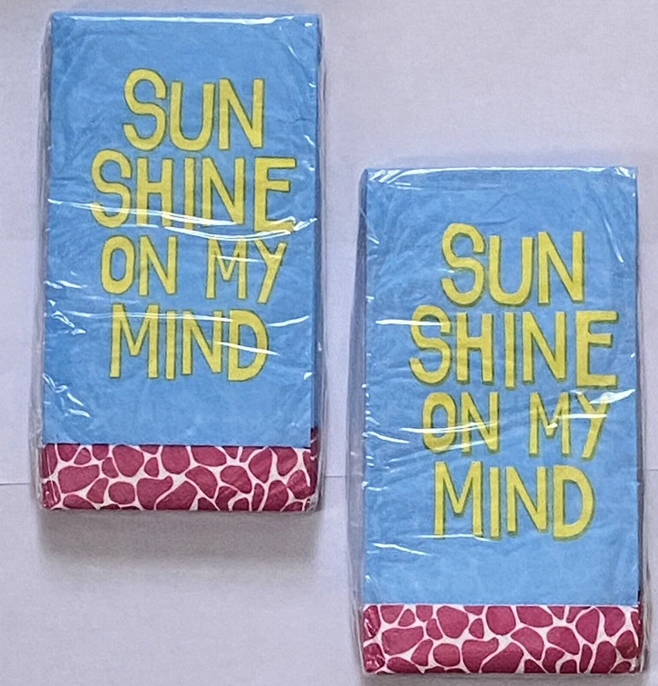 Toalla de invitados servilletas desechables 2 capas de papel comedor baño sol brillo 40 quilates Foto 1 de 4