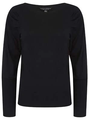 Dorothy Perkins Jumper Ladies Twisted Arm Black Knit Jumper 8 10 12 14 16 18 - Image 1 of 3