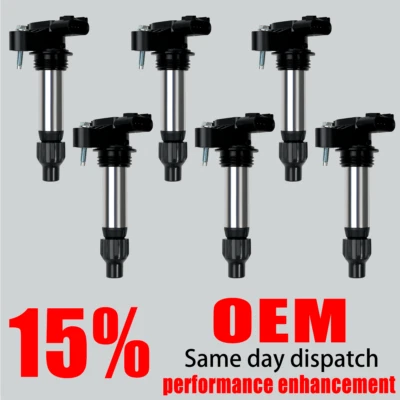 6X OEM Ignition Coil For 2007-2020 Cadillac CTS GMC Chevy Camaro Buick V6 UF569 - Image 1 of 4