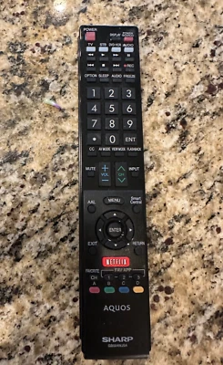 Sharp GB118WJSA Remote Control - Black - Image 1 of 2