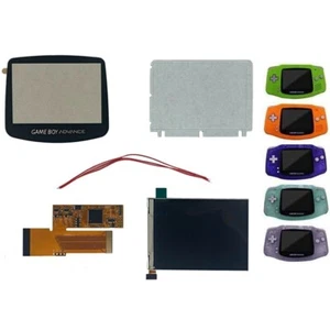 Gameboy Advance IPS V2 Backlight Kit + Trimmed Shell Game Boy GBA Backlit LCD - Picture 1 of 25