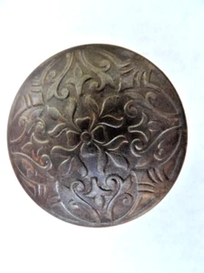 VINTAGE ANTIQUE ORNATE VICTORIAN ARTS CRAFTS DECO DOOR KNOB - Picture 1 of 6