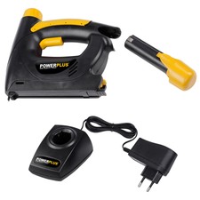 Akku Kombi Tacker Nagler 4,8V 1300 mAh Nagelgerät + 1000 Nägel Klammern + Koffer