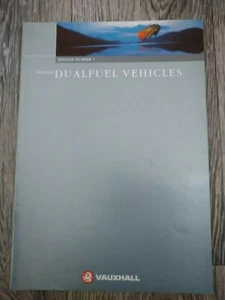 VAUXHALL Vectra Omega Combo Van Dualfuel Dual Fuel Benzin LPG Broschüre 1998 - Bild 1 von 1
