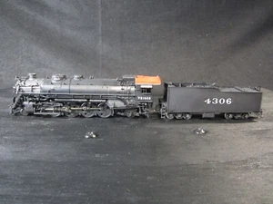Overland Models Frisco #4306 4-8-2 Steam Locomotive w/ Tender Painted Brass - HO - Picture 1 of 18