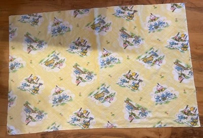 Manta de franela vintage de los Pitufos para recibir bebés guardería bebés Foto 1 de 4