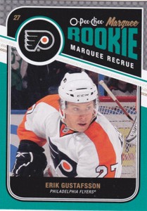 11/12 OPC..ERIK GUSTAFSSON..MARQUEE ROOKIE..# 561..FLYERS..FREE COMBINED SHIP