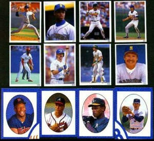 Ozzie Smith #129 AS 1991 Red Foley Sticker 