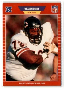 1989 Pro Set FOOTBALL #445 William Perry Chicago Bears - Picture 1 of 2