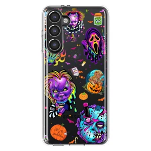 For Samsung Galaxy S23 Plus Shockproof Case Halloween Neon Characters - Picture 1 of 6