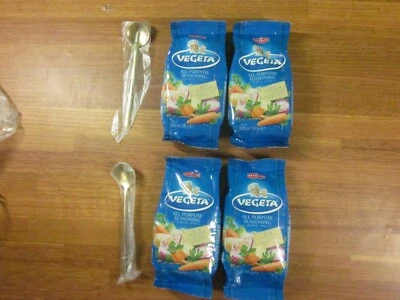 4 bolsas de condimento multiusos VEGETA con cucharas - 2 lb 4 oz en total Foto 1 de 4