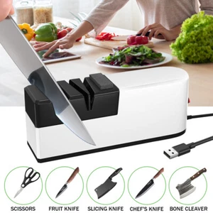 Electric Knife Sharpeners for Kitchen- Handheld Knives & Pocket Knife Sharpener - Picture 1 of 15